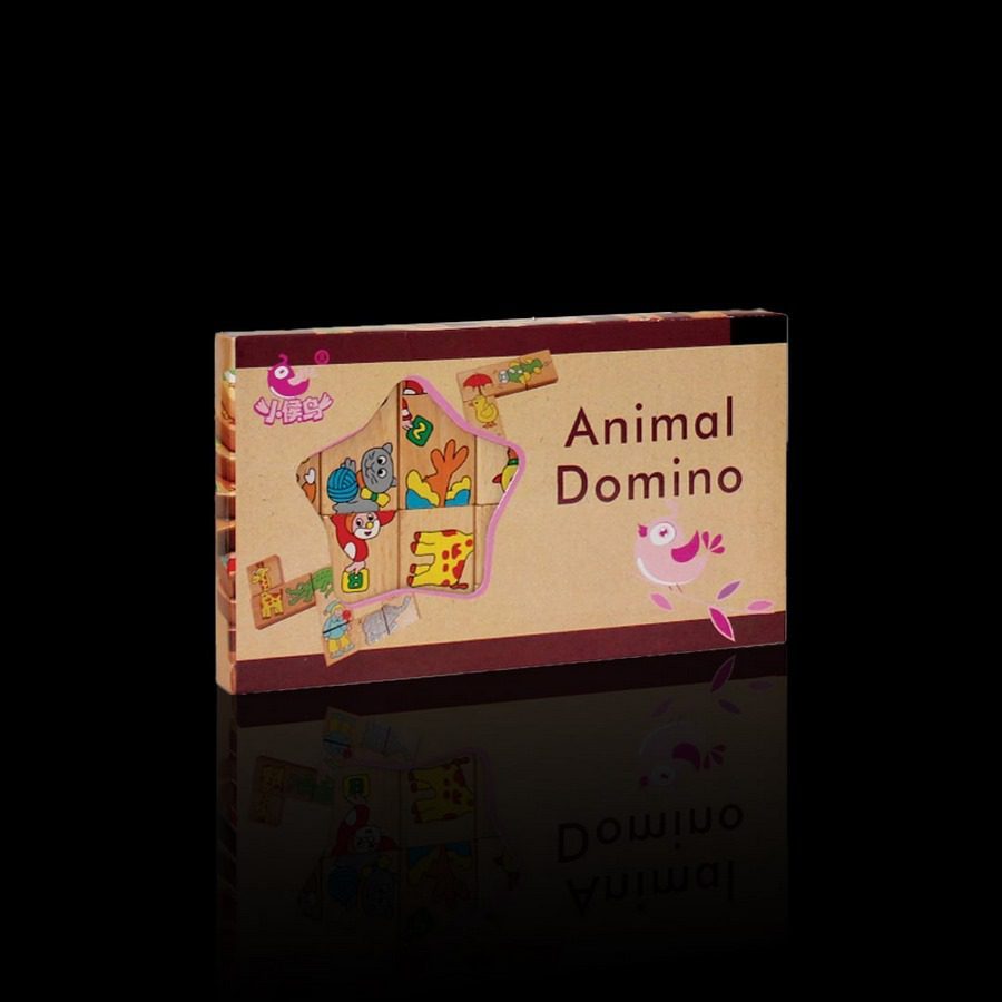 دومینو حیوانات چوبی / Animal Domino