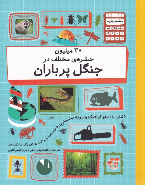 30 میلیون حشره مختلف در جنگل پر باران