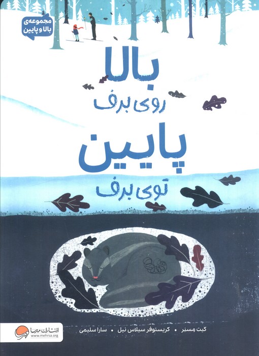 بالا روی برف پایین توی برف